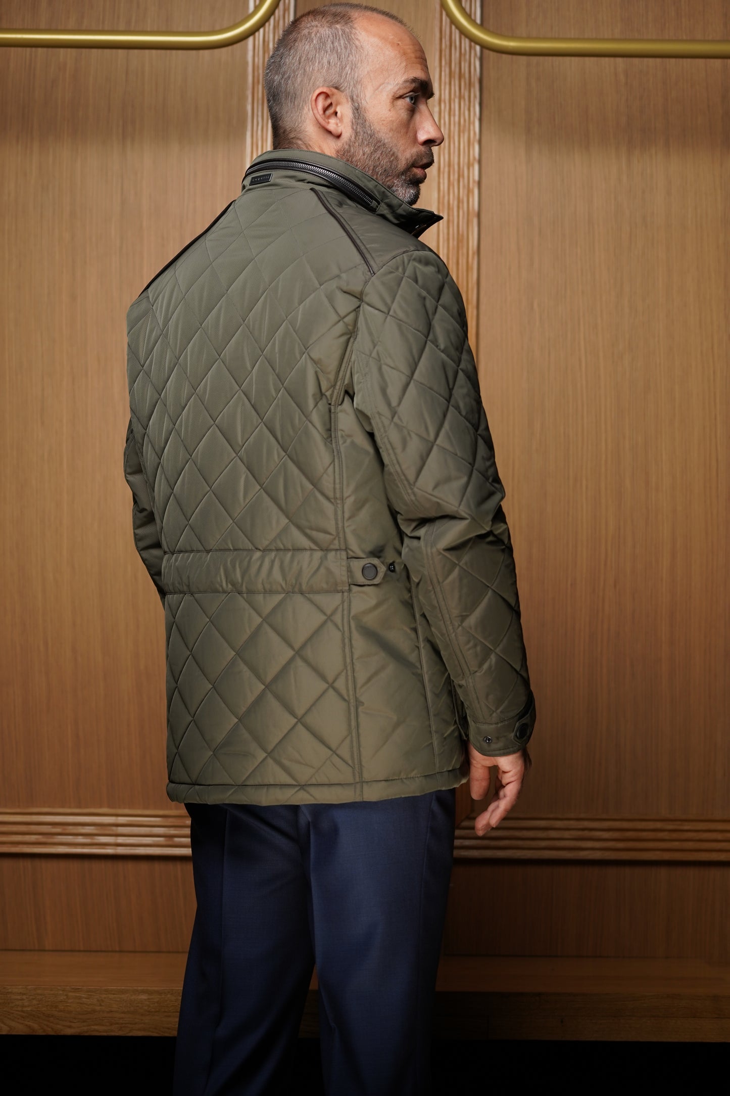 Parka Bugatti Matelassé vert
