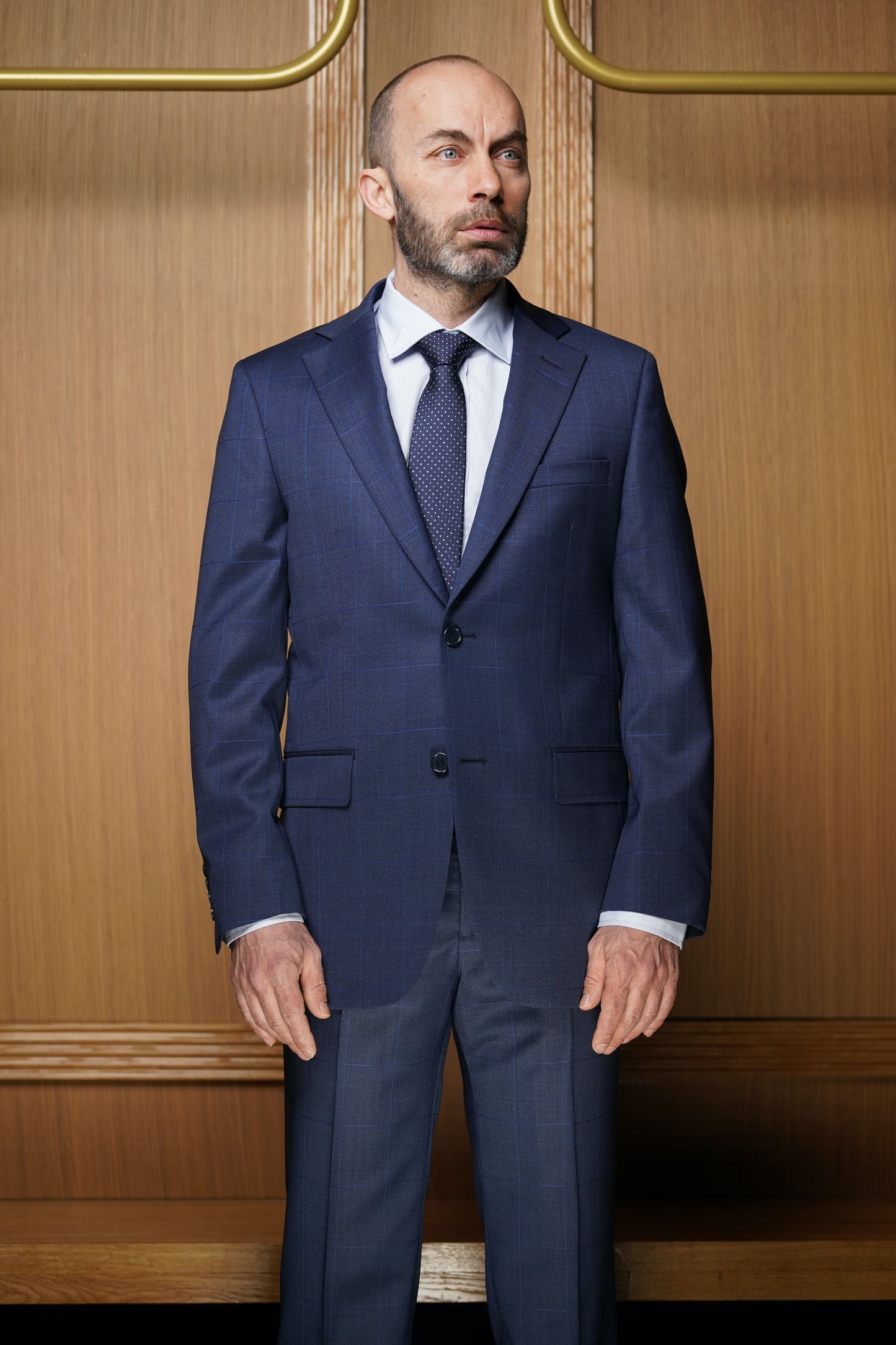 Costume tradition bleu rayures bleu claires CTE 406