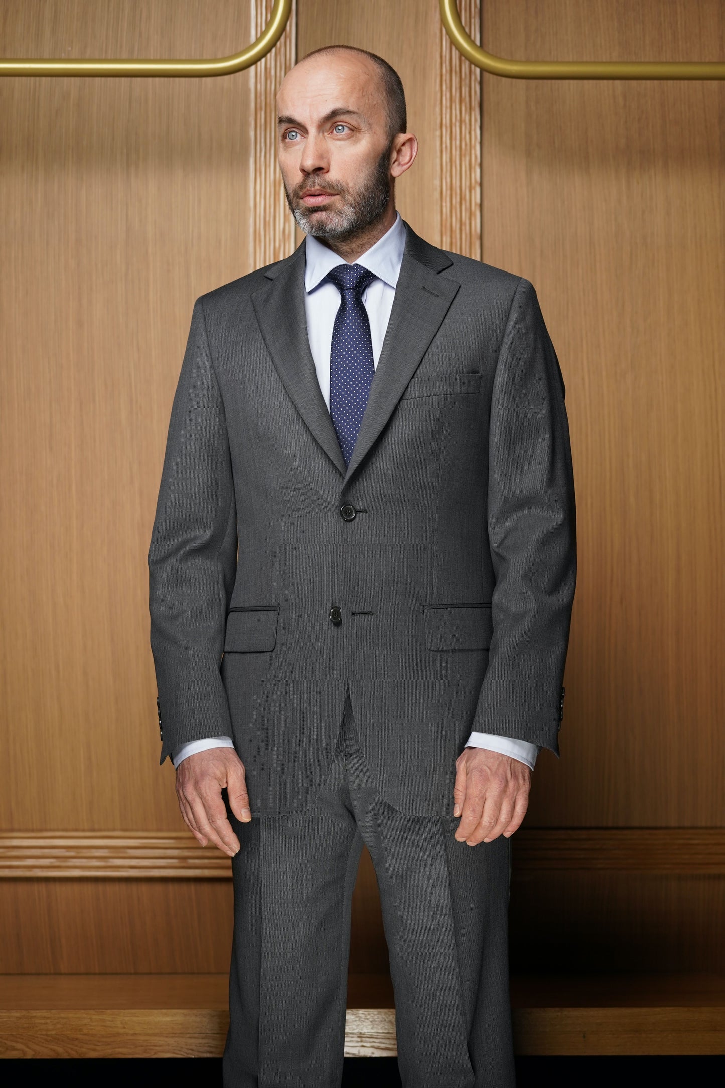 Costume tradition gris CTE409