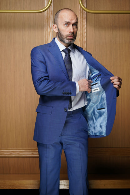 Costume tradition bleu persan CTE410