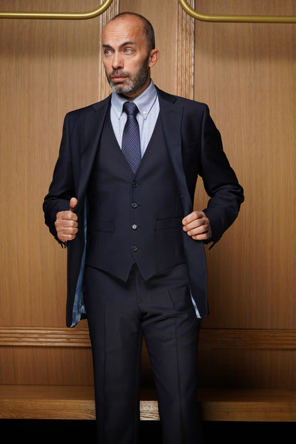 Costume tradition 3 pièces bleu marine CTH2