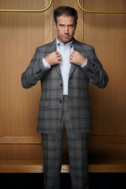 Costumes Flanelle gris Prince de Galles Tradition CTH202