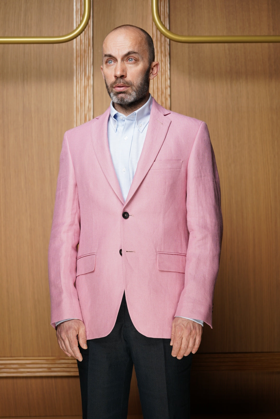 Veste pur lin semi-doublée ( PLUSIEURS COLORIS DISPONIBLES)