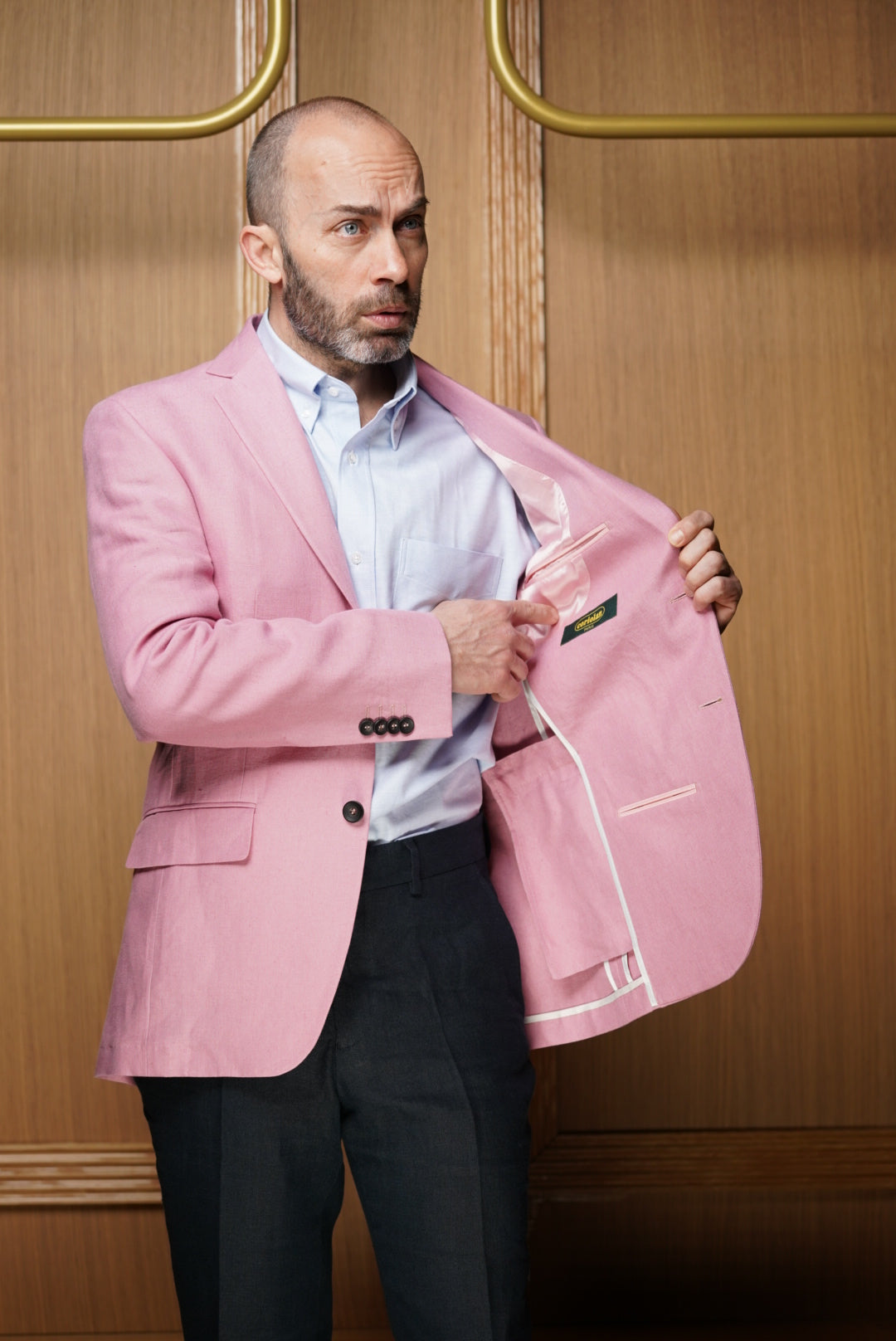 Veste pur lin semi-doublée ( PLUSIEURS COLORIS DISPONIBLES)