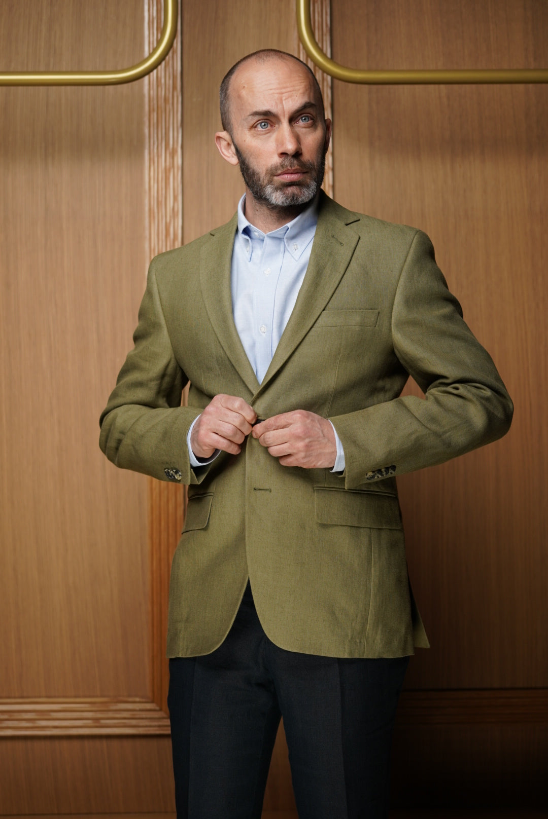 Veste pur lin semi-doublée ( PLUSIEURS COLORIS DISPONIBLES)