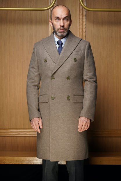 Manteau Croisé pur cachemire