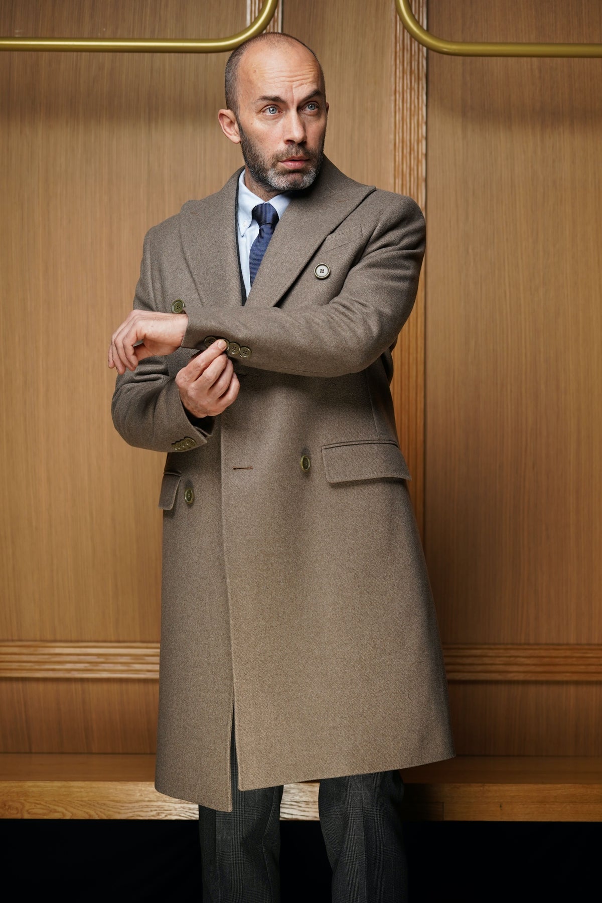Manteau Croisé pur cachemire