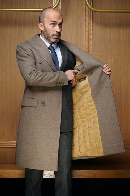 Manteau Croisé pur cachemire