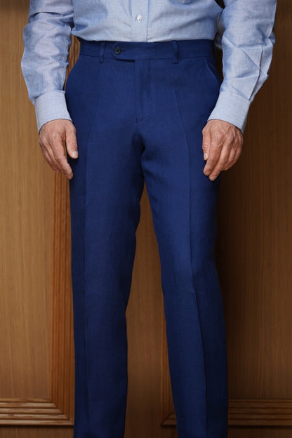 Pantalon Pur lin bleu gitane PL25