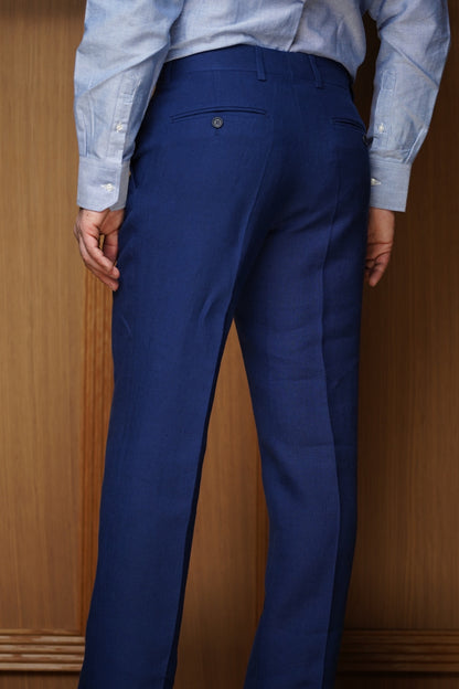 Pantalon Pur lin bleu gitane PL25