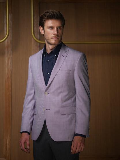 Veste pied de puce Violette demi doublée VE1