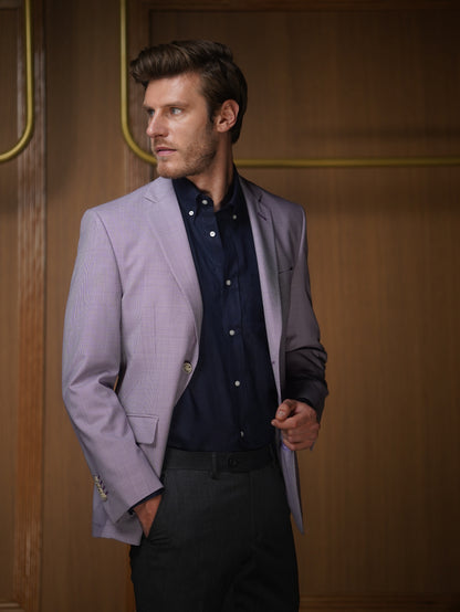 Veste pied de puce Violette demi doublée VE1