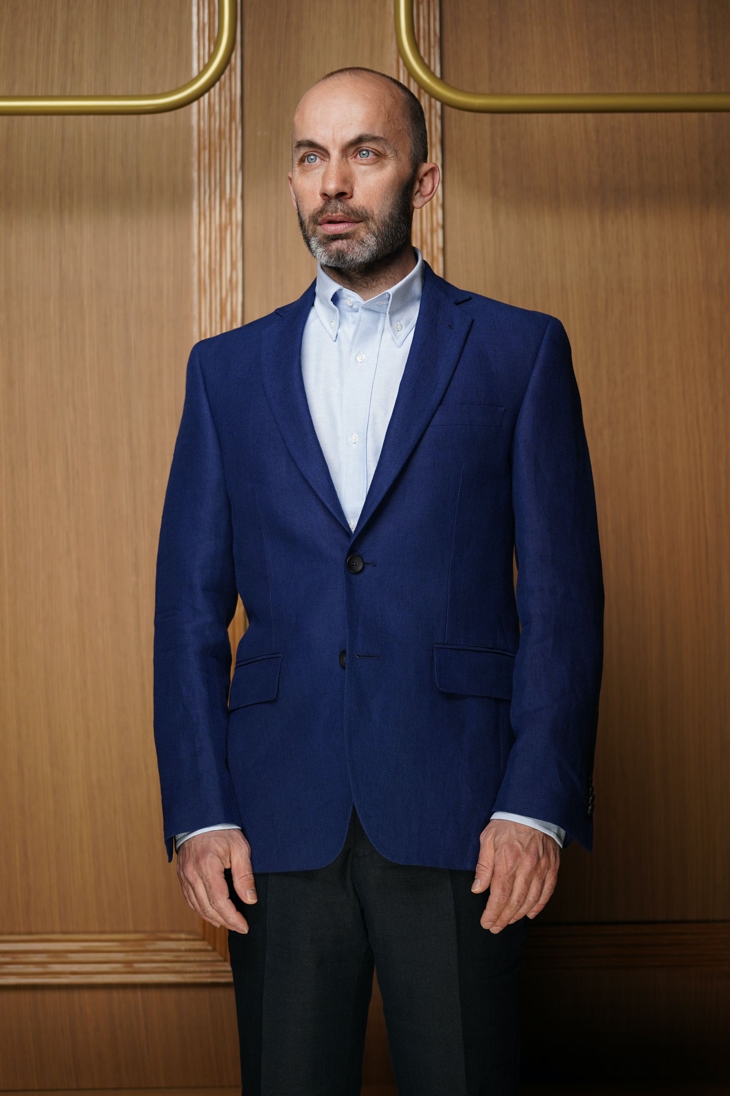 Veste pur lin semi-doublée ( PLUSIEURS COLORIS DISPONIBLES)