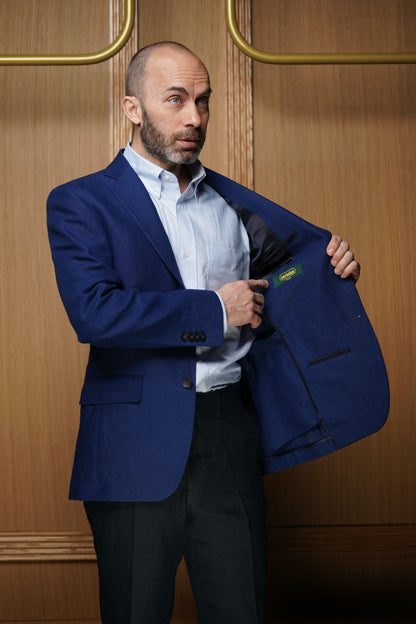 Veste pur lin semi-doublée ( PLUSIEURS COLORIS DISPONIBLES)