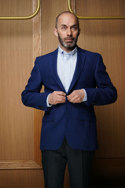 Veste pur lin semi-doublée ( PLUSIEURS COLORIS DISPONIBLES)