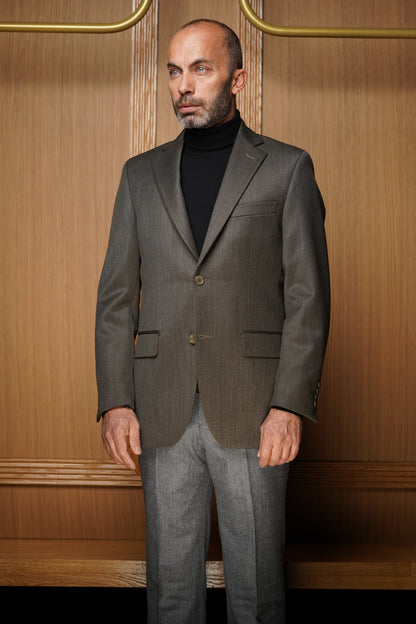 Veste tradition en whipcord bronze VTH7