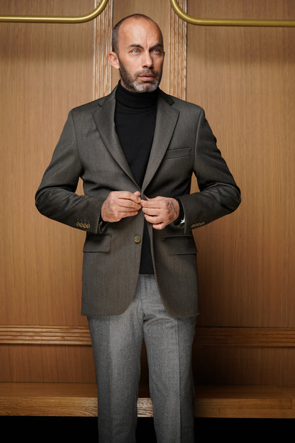 Veste tradition en whipcord bronze VTH7